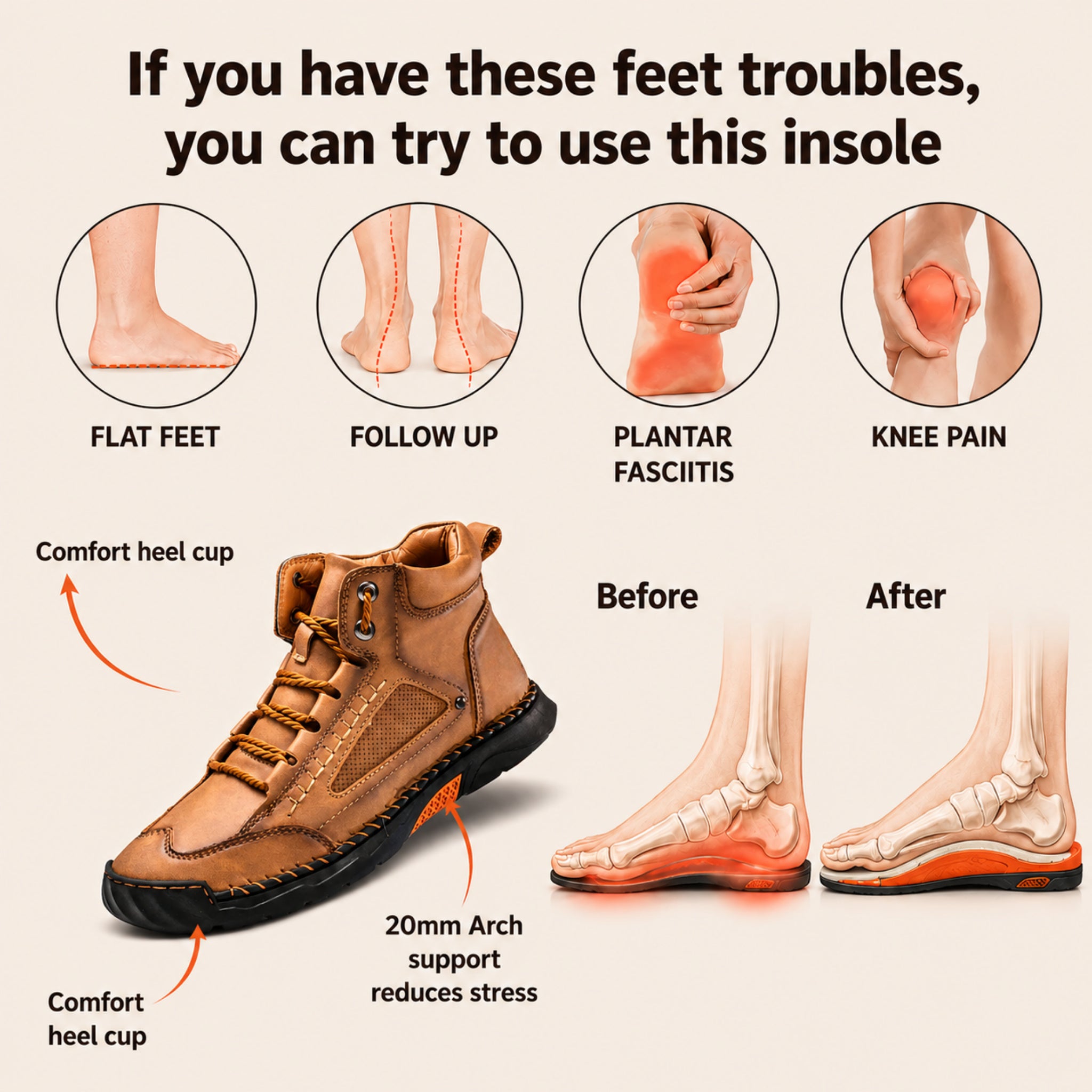 DRENNIX™ Men's All-Day Comfort Boots I
