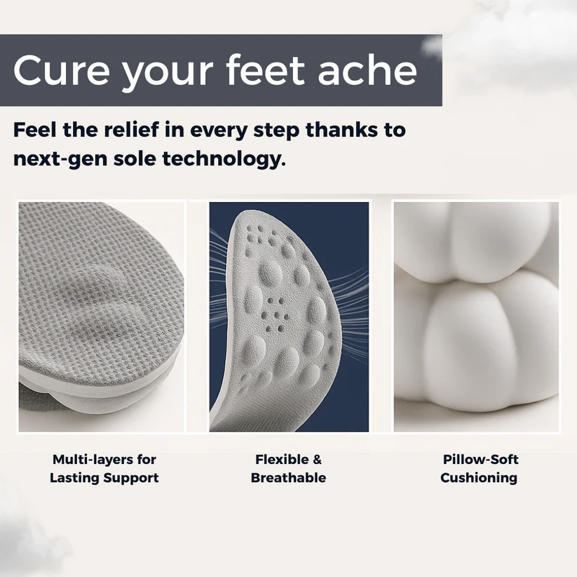 4D Massage Insoles - Walk with Comfort