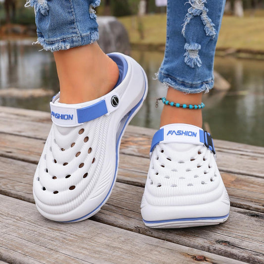 NEXXSOLE Outdoor Clogs – Thick Sole, Non-Slip & Quick-Dry Summer Slippers